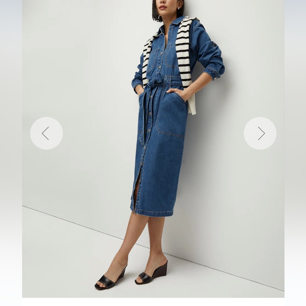 VERONICA BEARD EVELYN DENIM DRESS